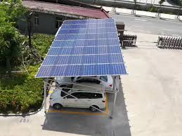 New Energy System Of Build On Parking Lot Carport System