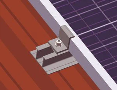 সৌর মাউন্ট জন্য মেটাল Trapezoidal ছাদ অ্যালুমিনিয়াম রেল
