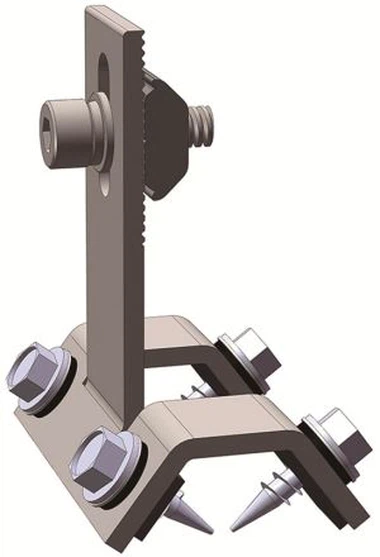 ট্র্যাপিজয়েড ধাতু ছাদ হুক সৌর মাউন্ট সরবরাহকারী