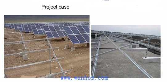 C-Steel Ground Mounting System Of Solar Power