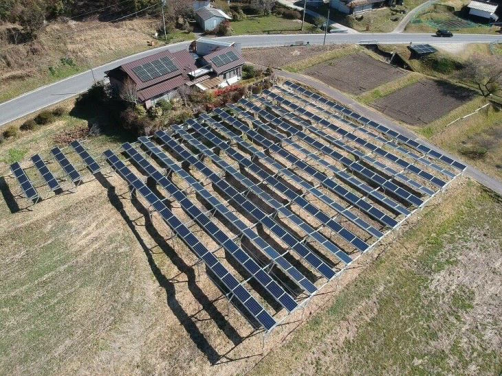 Solar Farm And Agriculture